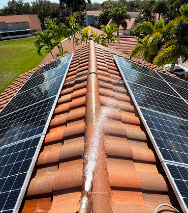 Mr. Clean Roof Cleaning Solar (Before-After)